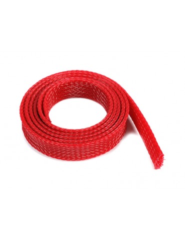 Wire Protection Sleeve Braided 14mm Red (1m)