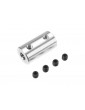 Direct Shaft Coupling - Shaft Dia. 4/4mm - OD 10mm