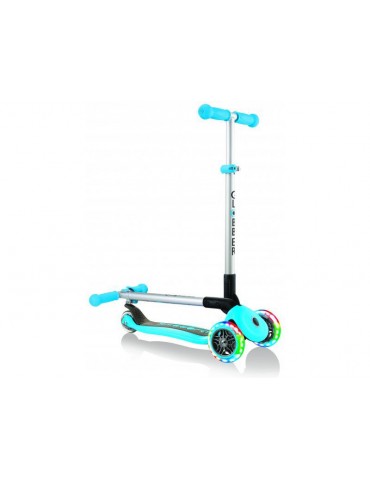 Globber - Scooter Primo Foldable Lights Sky Blue