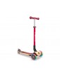 Globber - Scooter Primo Foldable Wood Lights Red
