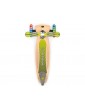 Globber - Scooter Primo Foldable Wood Lights Red