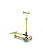 Globber - Scooter Primo Foldable Wood Lights Green