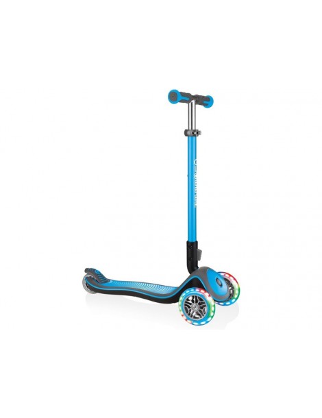 Globber - Scooter Elite Deluxe Lights Sky Blue