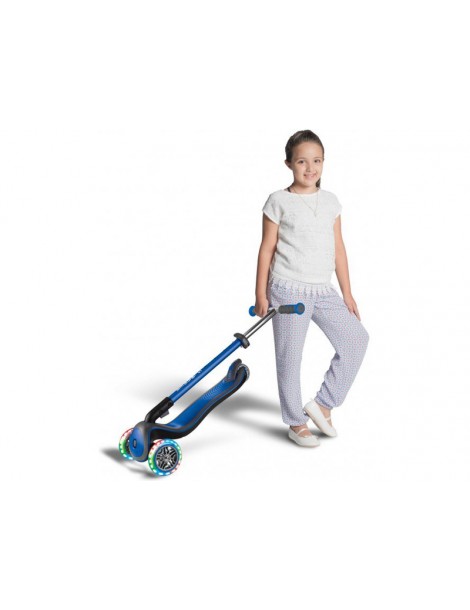 Globber - Scooter Elite Deluxe Lights Sky Blue