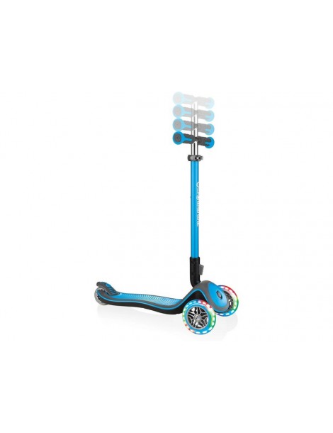 Globber - Scooter Elite Deluxe Lights Sky Blue
