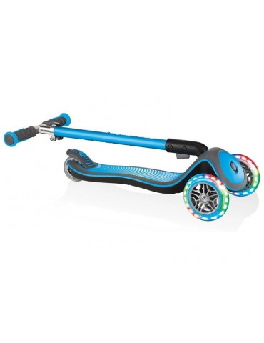 Globber - Scooter Elite Deluxe Lights Sky Blue