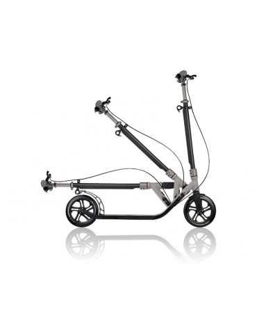 Globber - Scooter One NL 230 Ultimate Titanium / Ruby Red