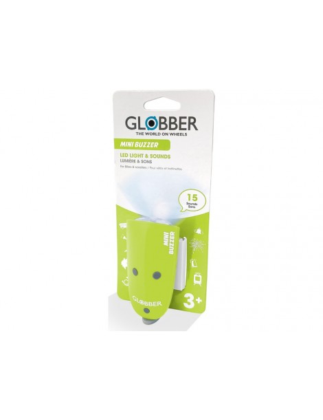 Globber - Mini Buzzer light with bell Black