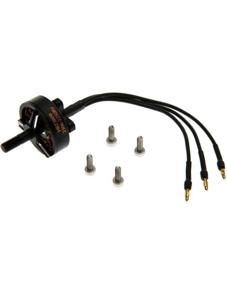 Hobbyzone Motor 2306-2250 w/Nut, Spacer, Bolts: AeroScout 1.1m