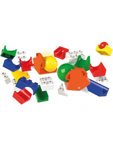HUBELINO Ball track - extension of 43 pcs with switch