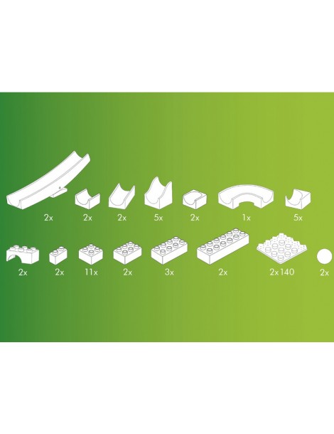 HUBELINO - Ball track Expansion (45 pieces)