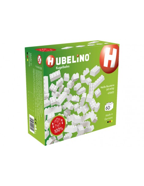 HUBELINO Ball track - dice white 60 pcs