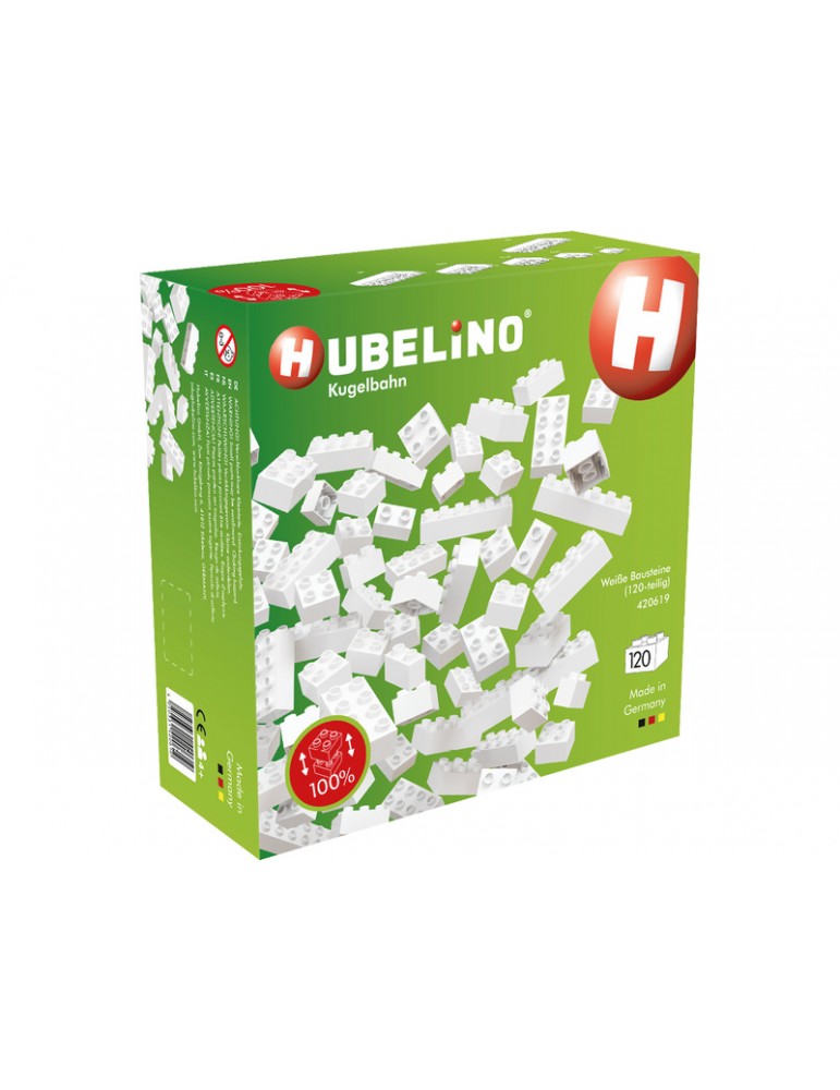 HUBELINO Ball track - dice white 120 pcs