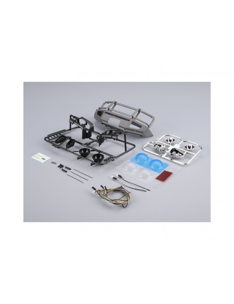 Killerbody Bumper with LEDs aluminium silver (Traxxas TRX-4)
