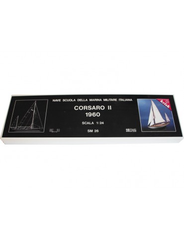 COREL Corsaro II sailing boat 1:24 kit