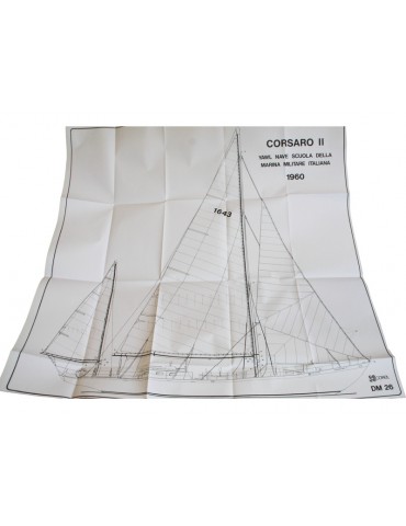 COREL Corsaro II sailing boat 1:24 kit