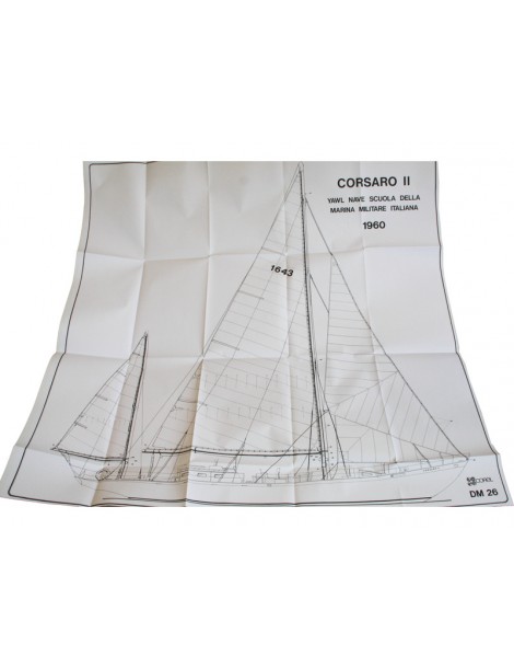 COREL Corsaro II sailing boat 1:24 kit