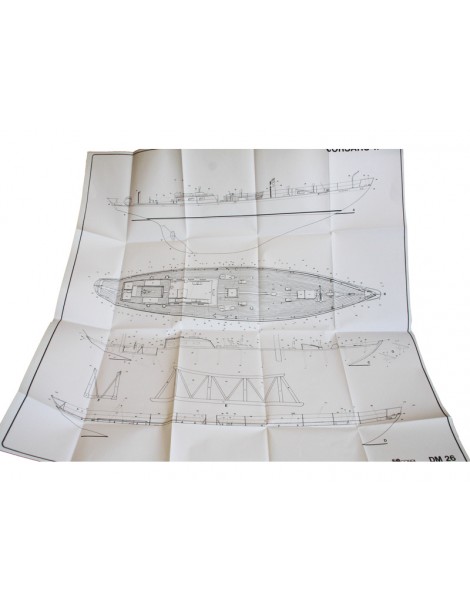 COREL Corsaro II sailing boat 1:24 kit