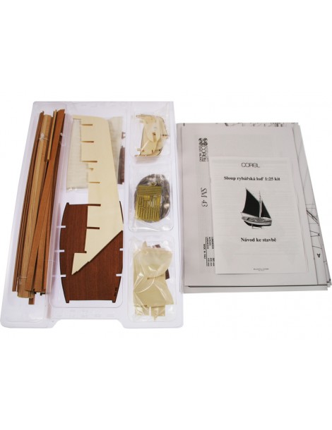 COREL Sloup fishing boat 1:25 kit