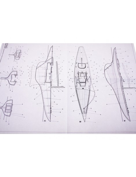 COREL S.I. 5.5m sailing boat 1:25 kit