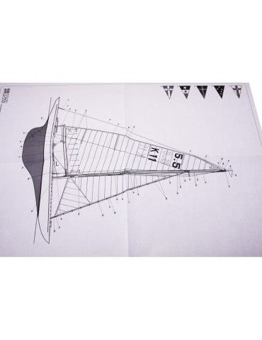 COREL S.I. 5.5m sailing boat 1:25 kit