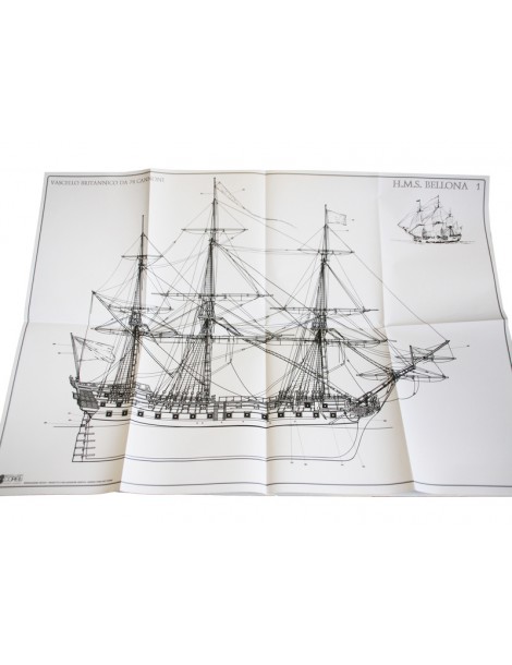 COREL H.M.S. Bellona 1760 1: 100 kit