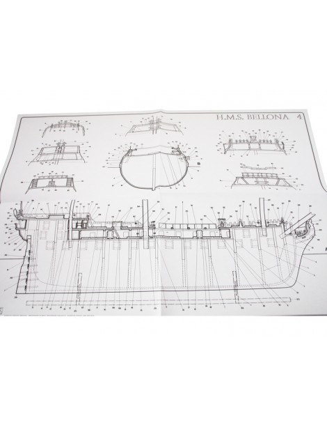 COREL H.M.S. Bellona 1760 1: 100 kit