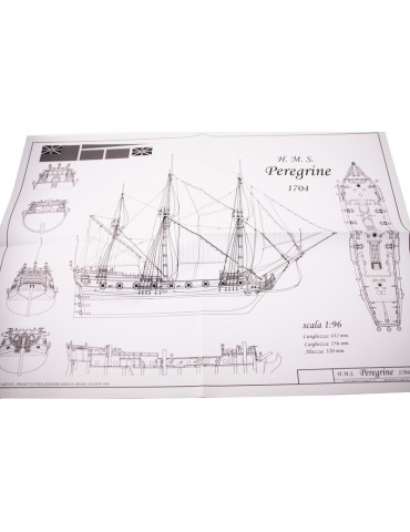 COREL H.M.S. Peregrine 1749 1:96 kit