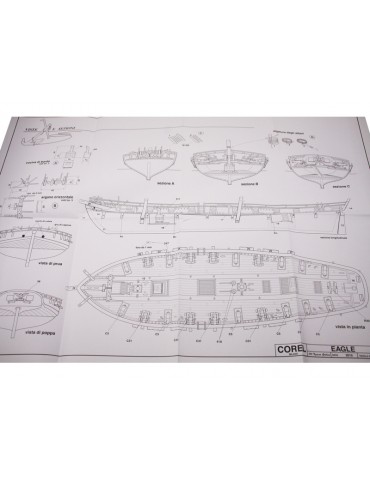 COREL Eagle Brig 1812 1:85 kit