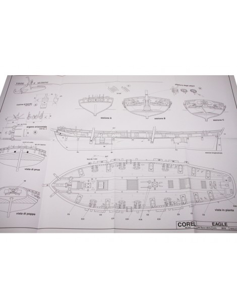 COREL Eagle Brig 1812 1:85 kit