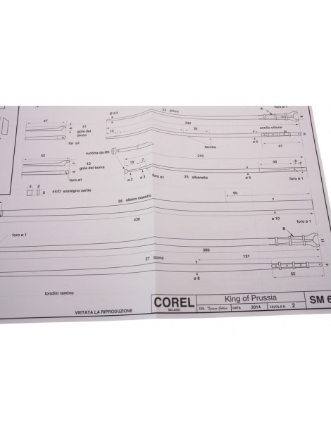 COREL King of Prussia 1777 1:42 kit