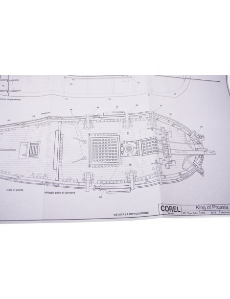COREL King of Prussia 1777 1:42 kit