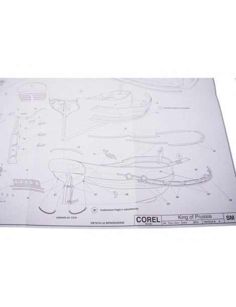 COREL King of Prussia 1777 1:42 kit