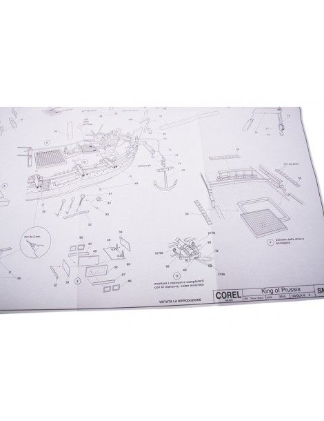 COREL King of Prussia 1777 1:42 kit