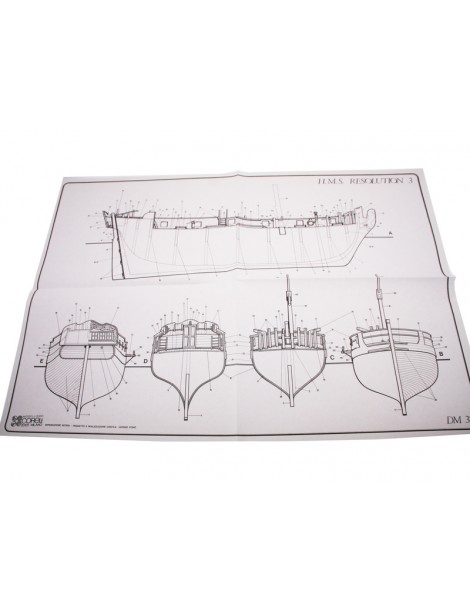 COREL H.M.S. Resolution 1700 1:50 kit