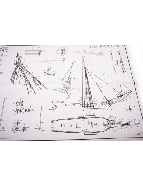 COREL H.M.S. Resolution 1700 1:50 kit