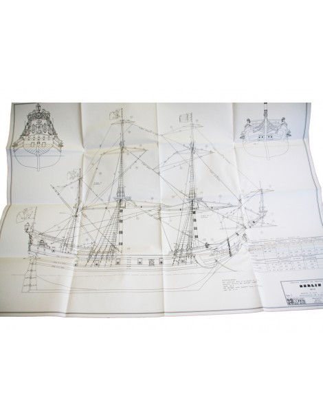 COREL Berlin frigate 1674 1:40 kit