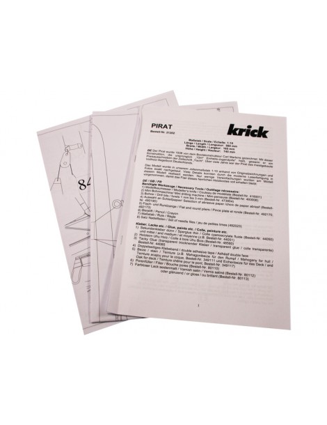 Pirate sailing dinghy kit