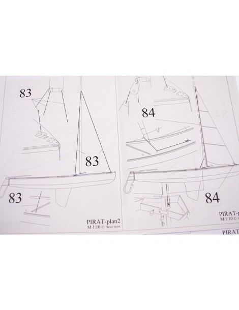 Pirate sailing dinghy kit