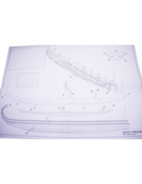 Dušek Griechische Trireme 1:72 kit