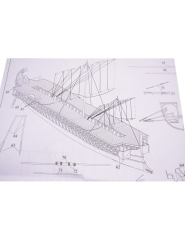 Dušek Griechische Trireme 1:72 kit