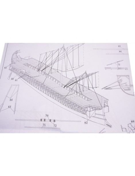 Dušek Griechische Trireme 1:72 kit