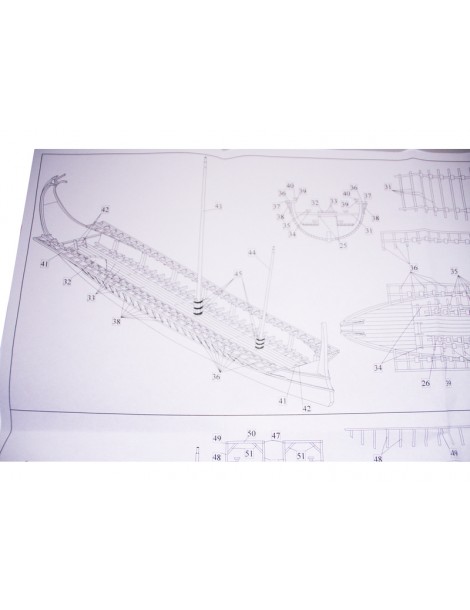 Dušek Griechische Trireme 1:72 kit