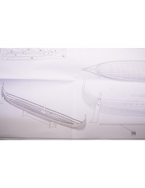 Dušek Wikinger Langschiff 1:35 kit
