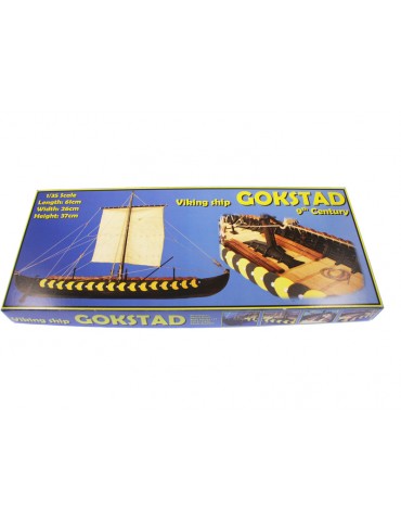 Dušek Gokstad Wikingerschiff 7 Jh. 1:35 kit