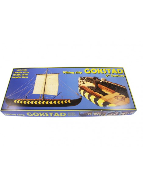 Dušek Gokstad Wikingerschiff 7 Jh. 1:35 kit