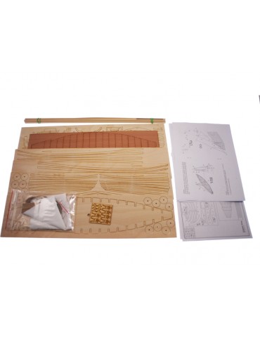Dušek Gokstad Wikingerschiff 7 Jh. 1:35 kit