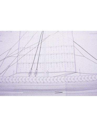 Dušek Gokstad Wikingerschiff 7 Jh. 1:35 kit