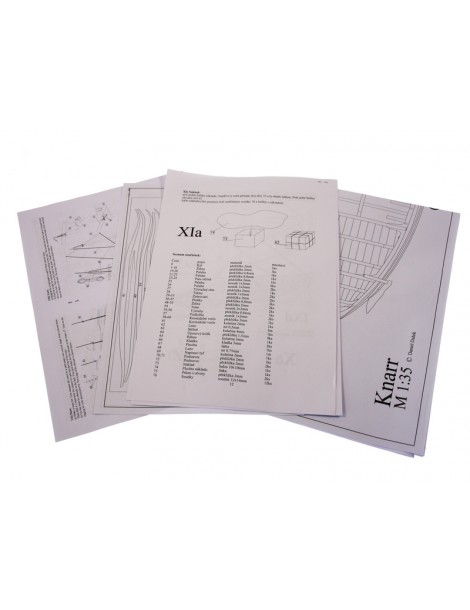 Dušek Knarr Wikingerschiff 1:72 kit