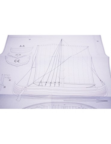 Dušek Knarr Wikingerschiff 1:72 kit